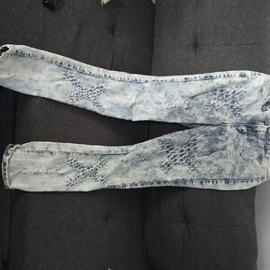 Almost Famous Light Blue Distressed Skinny Jeans